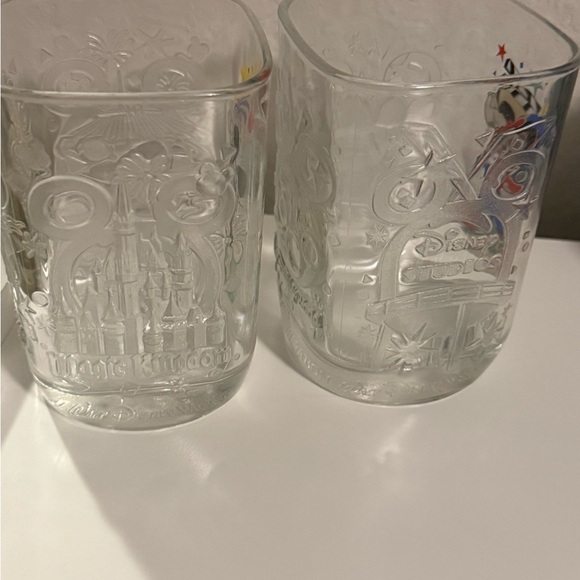 McDonalds Disney MILLENIUM Square Glasses Set of 2- Vintage 2000 Collectible! - Picture 4 of 4